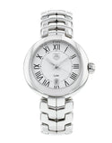  Shop Authentic Tag Heuer Link Roman Numeral Silver Dial Silver Steel Strap Watch for Women - WAT1416.BA0954 - Luxxuri