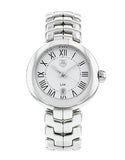  Shop Authentic Tag Heuer Link Roman Numeral Silver Dial Silver Steel Strap Watch for Women - WAT1416.BA0954 - Luxxuri