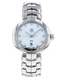  Shop Authentic Tag Heuer Link Diamonds Mother of Pearl Dial Silver Steel Strap Watch for Women -  WAT1417.BA0954 - Luxxuri