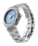  Shop Authentic Tag Heuer Link Quartz Diamonds Blue Mother of Pearl Dial Silver Steel Strap Watch for Women - WBC1313.BA0600 - Luxxuri