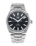  Shop Authentic Tag Heuer Link Quartz Black Dial Silver Steel Strap Watch for Women - WBC2110.BA0603 - Luxxuri