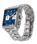  Shop Authentic Tag Heuer Monaco Automatic Chronograph Blue Dial Silver Steel Strap Watch for Men - CBL2111.BA0644 - Luxxuri