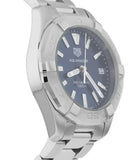  Shop Authentic Tag Heuer Aquaracer Quartz Blue Dial Silver Steel Strap Watch for Women - WBD1312.BA0740 - Luxxuri