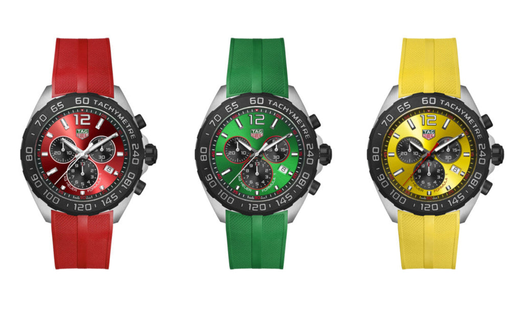  Shop Authentic Tag Heuer Formula 1 Chronograph Yellow Dial Yellow Rubber Strap Watch for Men - CAZ101AM.FT8054 - Luxxuri