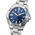  Shop Authentic Tag Heuer Aquaracer Blue Dial Silver Steel Strap Watch for Men - WBD1112.BA0928 - Luxxuri
