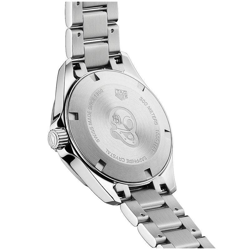  Shop Authentic Tag Heuer Aquaracer Quartz Blue Dial Silver Steel Strap Watch for Women - WBD1312.BA0740 - Luxxuri