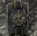 Tag Heuer Aquaracer Calibre 5 Black NATO Strap Carbon Dial Watch for Men - WBD218B.FC6446
