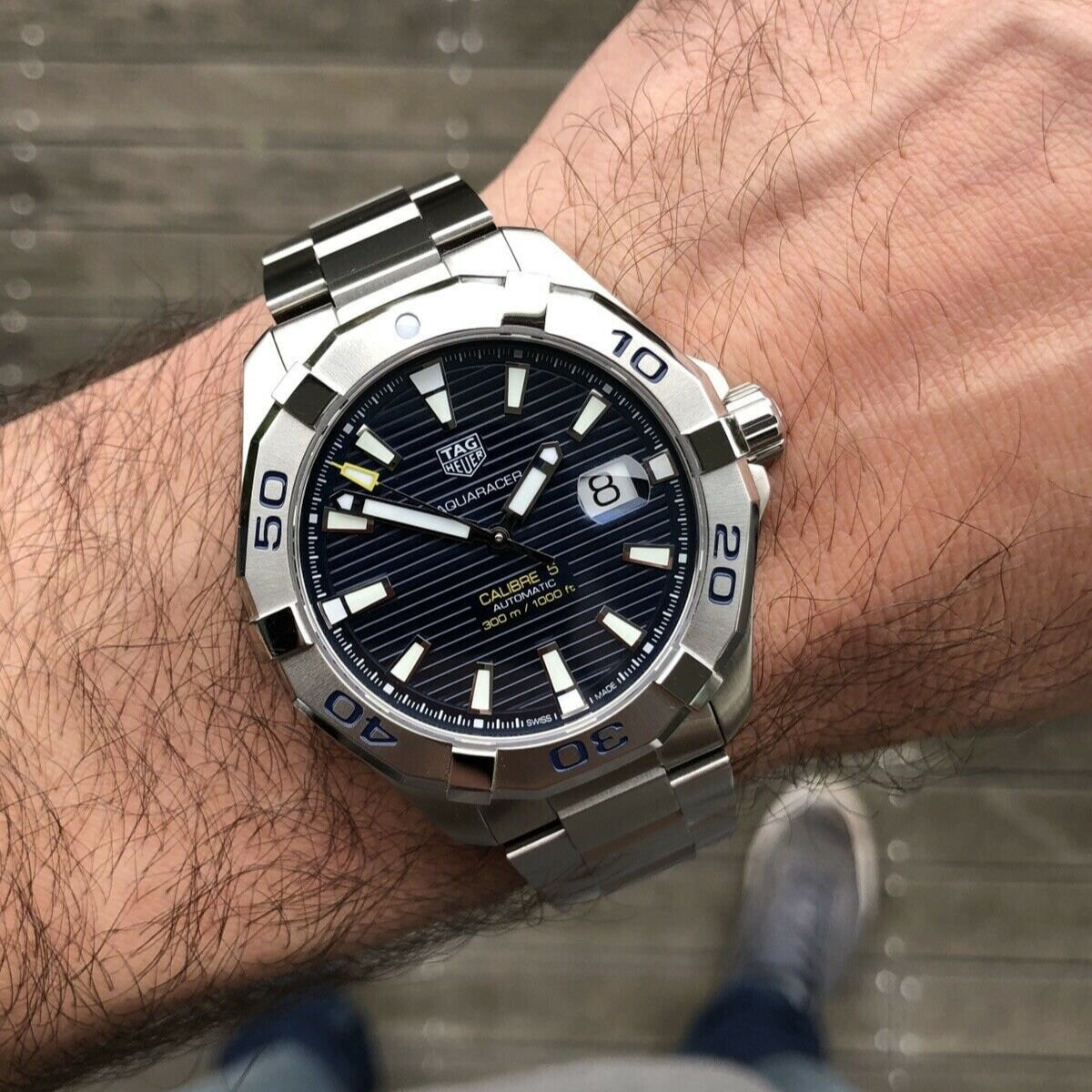 Tag Heuer Aquaracer Blue Dial Watch for Men - WAY2012.BA0927