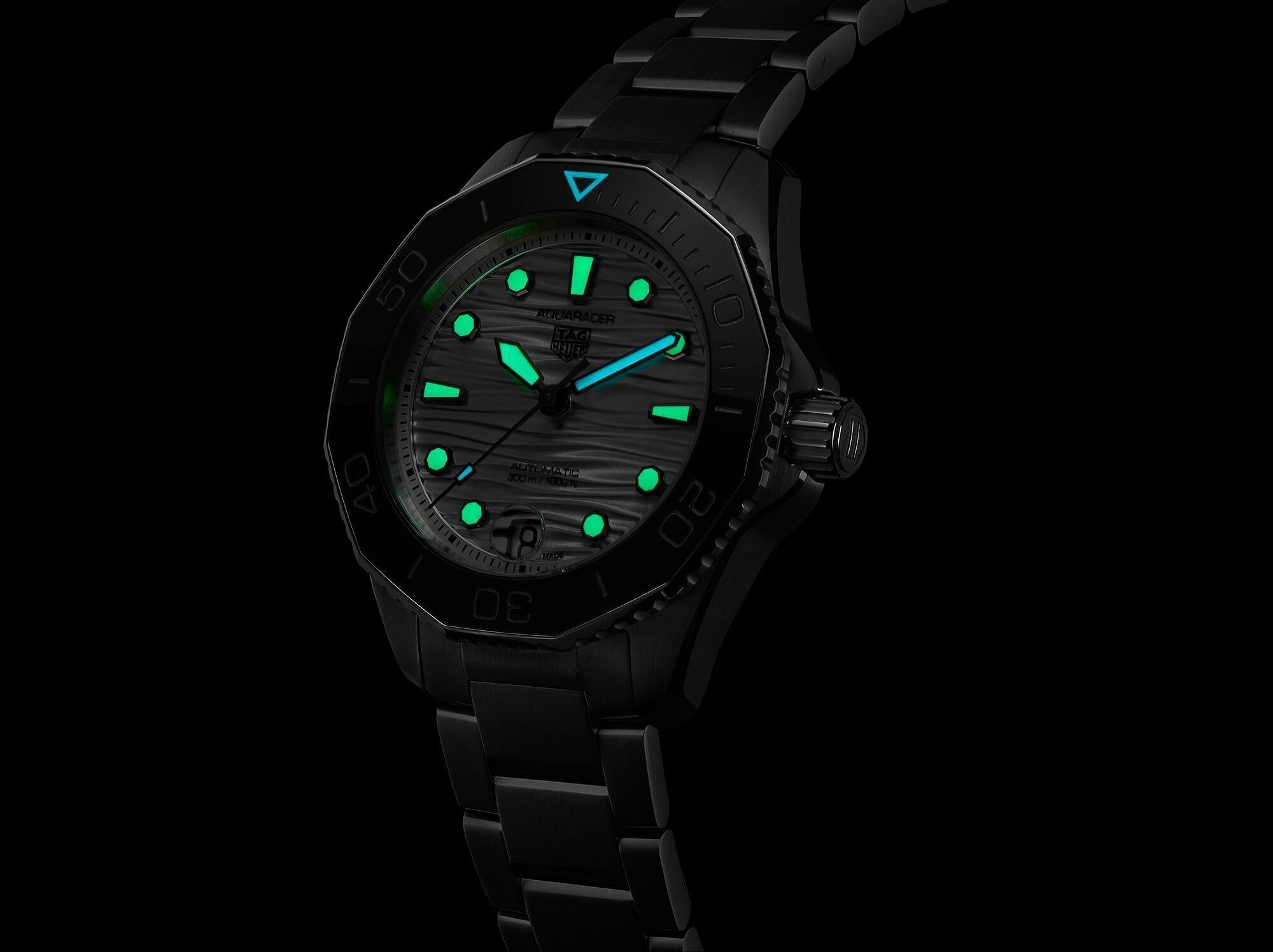 Tag Heuer Aquaracer Professional 300 Automatic White Dial Silver Steel Strap Watch for Men - WBP231C.BA0626