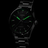  Shop Authentic Tag Heuer Carrera Day Date Automatic Black Dial Silver Steel Strap Watch for Men - WBN2010.BA0640 - Luxxuri