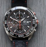 Shop Authentic Tag Heuer Formula 1 Mario Kart Chronograph Black Dial Black Leather Strap Watch for Men - CAZ201E.FC6517 - Luxxuri