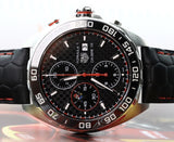  Shop Authentic Tag Heuer Formula 1 Mario Kart Chronograph Black Dial Black Leather Strap Watch for Men - CAZ201E.FC6517 - Luxxuri