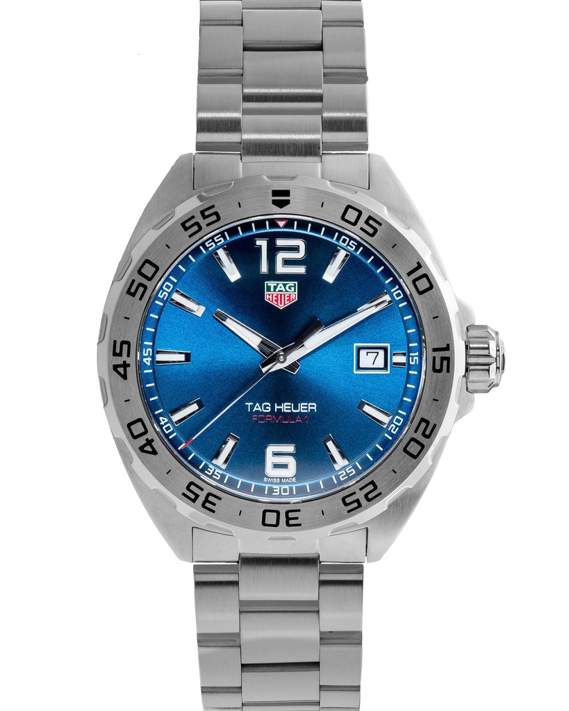  Shop Authentic Tag Heuer Formula 1 Blue Dial Silver Steel Strap Watch for Men - WAZ1118.BA0875 - Luxxuri