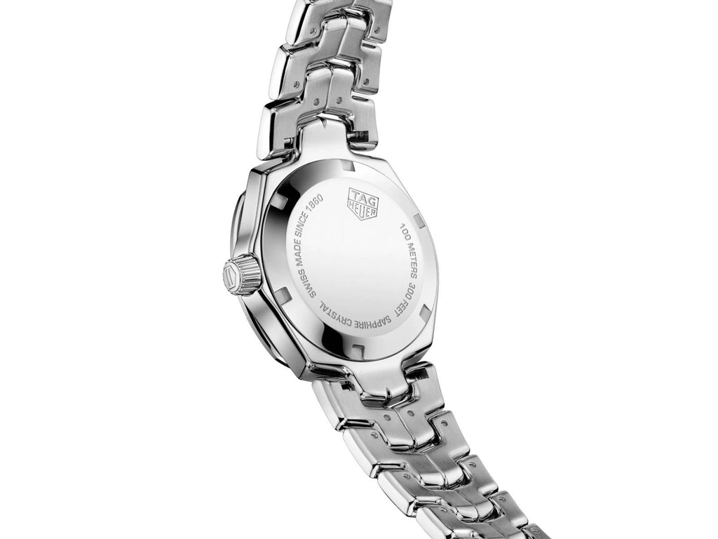  Shop Authentic Tag Heuer Link Quartz Mother of Pearl Dial Silver Steel Strap Watch for Women - WBC1310.BA0600 - Luxxuri