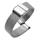  Shop Authentic Emporio Armani Kappa Silver Dial Silver Mesh Bracelet Watch For Women - AR11128 - Luxxuri