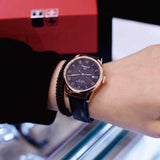  Shop Authentic Tissot Le Locle Powermatic 80 Black Dial Black Leather Strap Watch For Men - T006.407.36.053.00 - Luxxuri