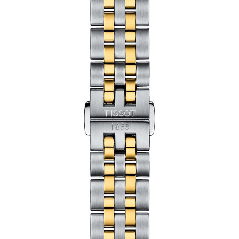 Shop Authentic Tissot Ballade Powermatic 80 Mother of Pearl Silver Dial Two Tone Steel Strap Watch For Women - T108.208.22.117.00 - Luxxuri