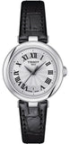  Shop Authentic Tissot Bellissima Small Lady Silver Dial Black Leather Strap Watch For Women - T126.010.16.013.00 - Luxxuri