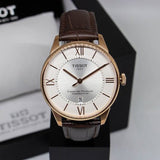 Shop Authentic Tissot Chemin Des Tourelles Powermatic 80 Silver Dial Brown Leather Strap Watch For Men - T099.407.36.038.00 - Luxxuri