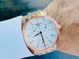  Shop Authentic Tissot Carson Premium Chronograph White Dial Two Tone Steel Strap Watch For Men - T122.417.22.011.00 - Luxxuri