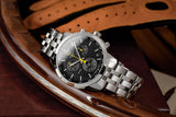  Shop Authentic Tissot PRC 200 Chronograph Black Dial Silver Steel Strap Watch For Men - T055.417.11.057.00 - Luxxuri