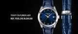  Shop Authentic Tissot Couturier Lady Blue Dial Blue Leather Strap Watch for Women - T035.210.16.041.00 - Luxxuri