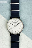  Shop Authentic Tissot T Classic Everytime Large White Dial Blue NATO Strap Watch For Men - T109.610.17.037.00 - Luxxuri