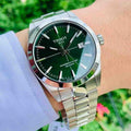  Shop Authentic Tissot Gentleman Powermatic 80 Silicium Green Dial Silver Steel Strap Watch For Men - T127.407.11.091.01 - Luxxuri