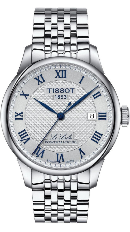  Shop Authentic Tissot Le Locle Powermatic 80 Silver Dial Silver Steel Strap Watch for Men - T006.407.11.033.03 - Luxxuri