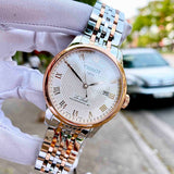  Shop Authentic Tissot Le Locle Automatic Cosc Silver Dial Two Tone Steel Strap Watch For Men - T006.407.22.033.00 - Luxxuri