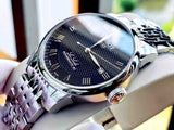  Shop Authentic Tissot Le Locle Powermatic 80 Black Dial Silver Steel Strap Watch For Men - T006.407.11.053.00 - Luxxuri