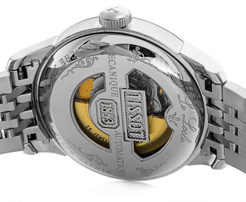  Shop Authentic Tissot Le Locle Automatic Black Dial Silver Steel Strap Watch For Men - T41.1.483.53 - Luxxuri