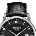  Shop Authentic Tissot Luxury Powermatic 80 Black Dial Black Leather Strap Watch For Men - T086.407.16.057.00 - Luxxuri
