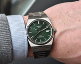  Shop Authentic Tissot PRX Powermatic 80 Green Dial Silver Steel Strap Watch For Men - T137.407.11.091.00 - Luxxuri