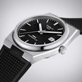  Shop Authentic Tissot PRX Powermatic 80 Black Dial Black Rubber Strap Watch for Men - T137.407.17.051.00 - Luxxuri