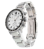  Shop Authentic Tissot Quickster Chronograph Silver Dial Watch For Men - T095.417.11.037.00 - Luxxuri