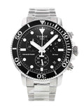 Tissot Seastar 1000 Chronograph Black Dial Silver Steel Strap Watch For Men - T120.417.11.051.00
