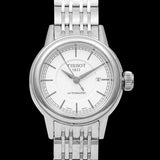  Shop Authentic Tissot T Classic Carson Automatic White Dial Silver Steel Strap Watch For Women - T085.207.11.011.00 - Luxxuri