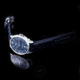  Shop Authentic Tissot Chemin Des Tourelles Powermatic 80 Blue Dial Blue Leather Strap Watch for Men - T099.407.16.048.00 - Luxxuri