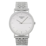  Shop Authentic Tissot T Classic Everytime Large White Dial Silver Steel Strap Watch for Men - T109.610.11.031.00 - Luxxuri