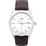  Shop Authentic Tissot Gentlemen Silver Dial Brown Leather Strap Watch for Men - T127.410.16.031.01 - Luxxuri