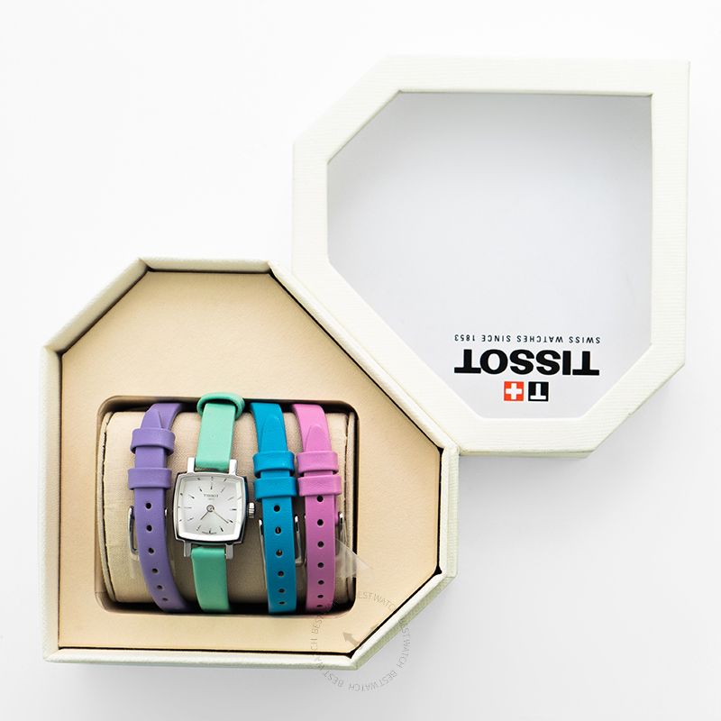  Shop Authentic Tissot T Lady Lovely Square Silver Dial Light Green Leather Strap Watch for Women - T058.109.16.031.01 - Luxxuri