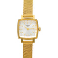  Shop Authentic Tissot Lovely Square Silver Dial Gold Mesh Bracelet Watch For Women - T058.109.33.031.00 - Luxxuri