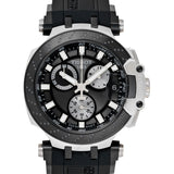  Shop Authentic Tissot T Race Chronograph Anthracite Black Dial Black Silicone Strap Watch For Men - T115.417.27.061.00 - Luxxuri