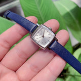  Shop Authentic Tissot Lovely Square Silver Dial Blue Leather Strap Watch For Women - T058.109.16.031.00 - Luxxuri