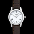  Shop Authentic Tissot Tradition 5.5 Lady Silver Dial Brown Leather Strap Watch for Women - T063.009.16.018.00 - Luxxuri
