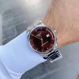  Shop Authentic Tissot Luxury Powermatic 80 Brown Dial Silver Steel Strap Watch For Men - T086.407.11.291.00 - Luxxuri