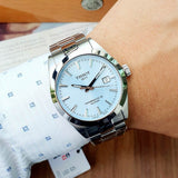  Shop Authentic Tissot Gentleman Powermatic 80 Silicium Ice Blue Silver Steel Strap Watch For Men - T127.407.11.351.00 - Luxxuri