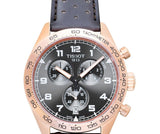  Shop Authentic Tissot T Sport PRS 516 Chronograph Grey Dial Grey Leather Strap Watch for Men - T131.617.36.082.00 - Luxxuri