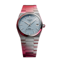 Tissot PRX Powermatic 80 Ice Blue Dial Silver Steel Strap Watch for Men - T137.207.11.351.00